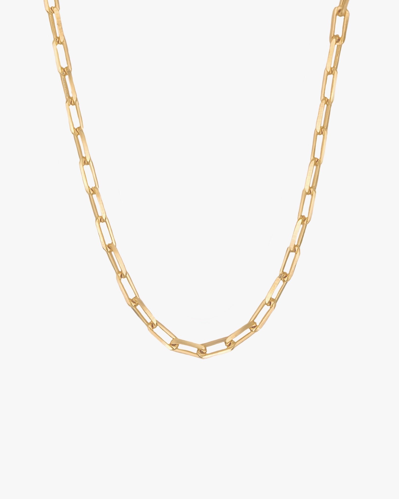 Gold-Filled Paperclip Chain Necklace | Midori Jewelry Co. 16/40CM